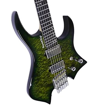 Amazon | Boya&Ziqi ヘッドレスエレキギター LIZARD-6,ファン