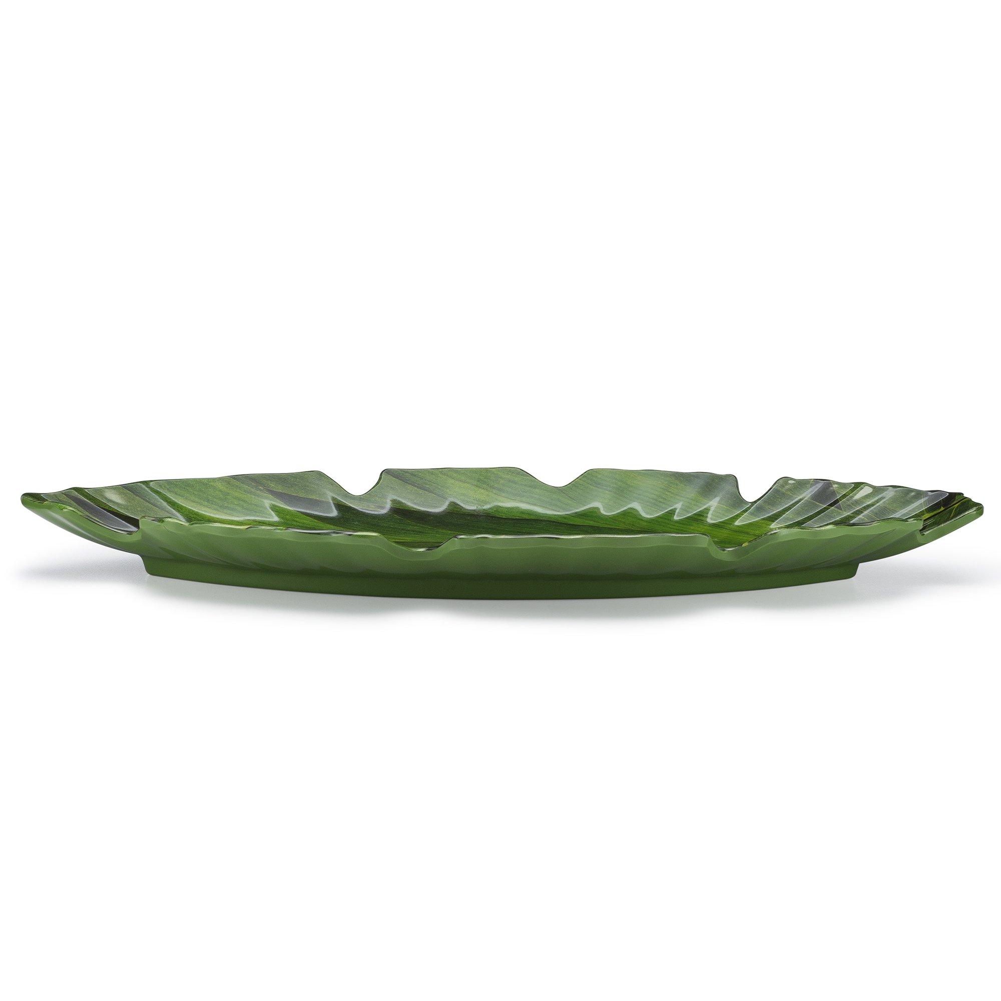 Q Squared Zen Collection, Melamina, Green, Small Platter