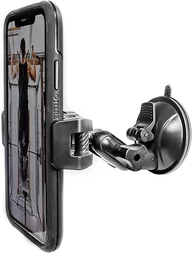 Universal Mirror Shower Phone Holder, Multi-Directional Dual 360 Degree Rotating