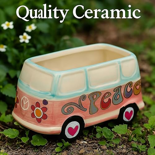 Miniatura 3 de The Bridge Collection Maceta Hippy para vehículo (autobús pacífico)