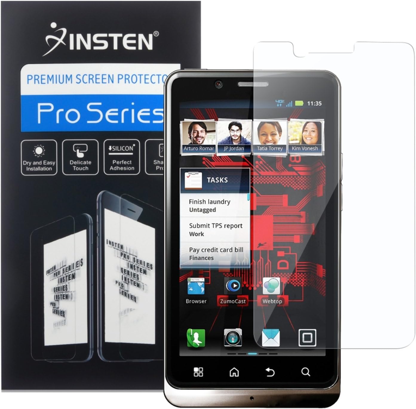 Motorola Droid Bionic XT875 - Five (5) Premium Clear LCD Screen Protector Cover Guard Shield Films [AccessoryOne Brand]