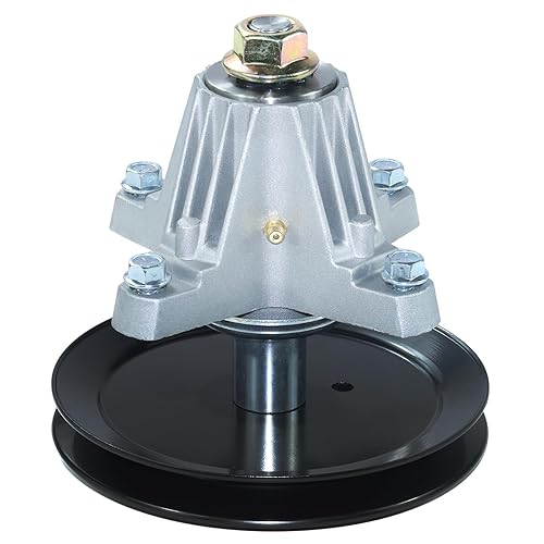 Miniatura 9 de Paquete de 2 conjuntos de husillo 918-06977A con polea tensora 756-05034A reemplazan 918-06977 para Cub Cadet XT1-LT46, XT2-LT46, Craftsman T225,