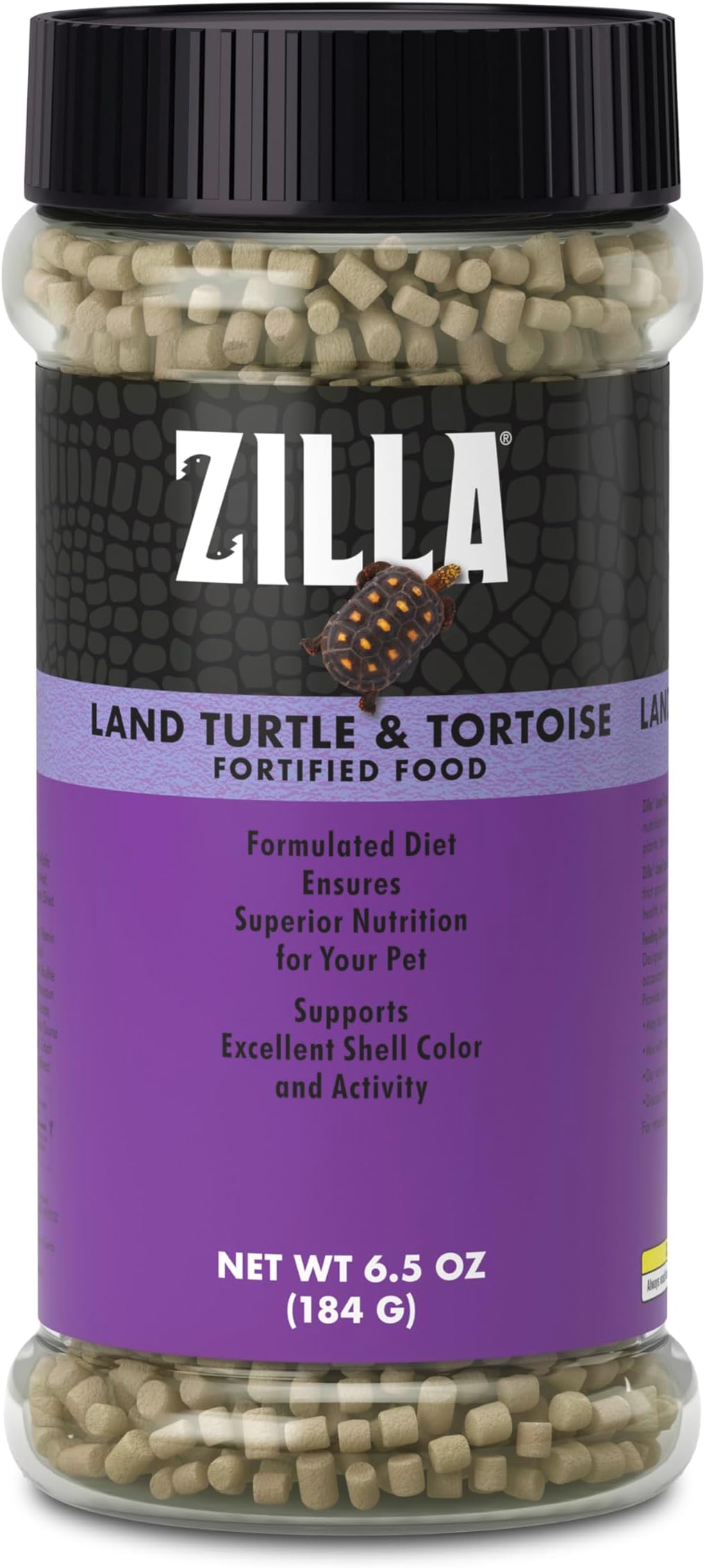 Zilla Land Turtle and Tortoise Extruded Food Pellets 6.5 Ounces