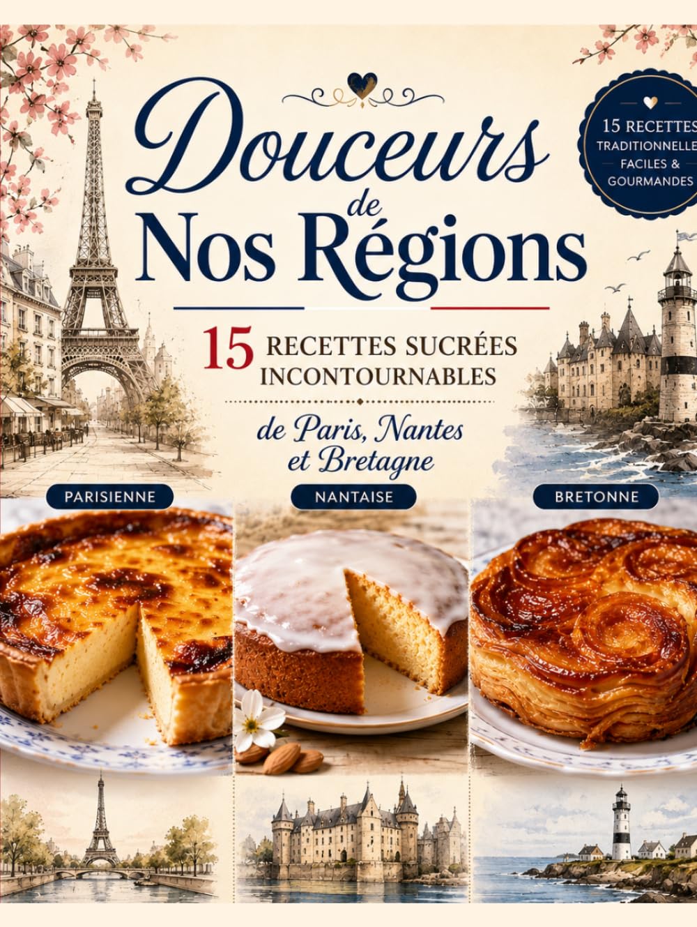 Douceurs de Nos Régions : 15 recettes sucrées incontournables de Paris, Nantes et Bretagne: 15 recettes sucrées faciles à réaliser : pâtisseries ... nantaises et gourmandises bretonnes.