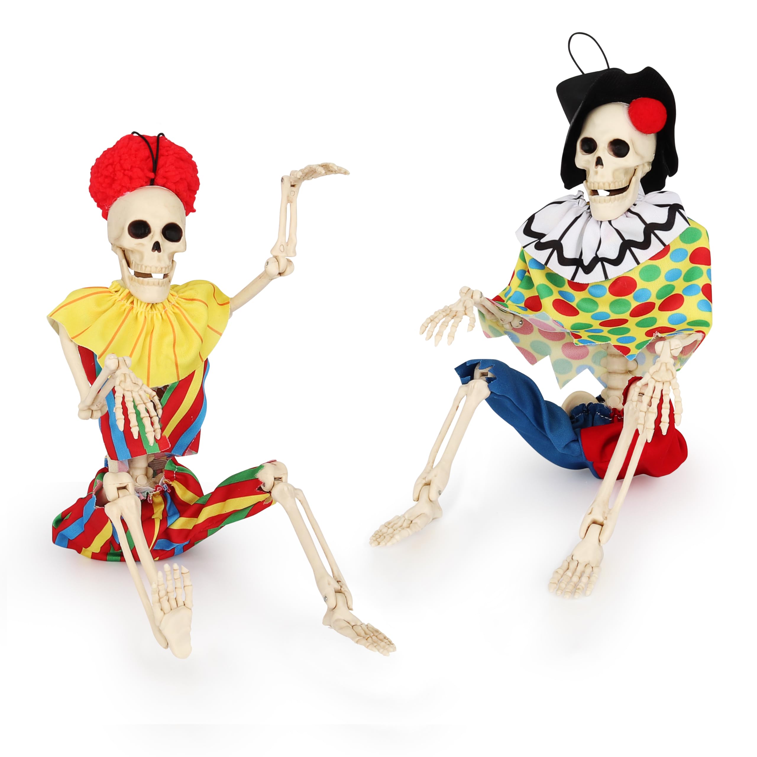 Esqueleto De Halloween Articulado De Tamaño Real JOYIN – 170 Cm (5.6 Pies), Huesos Realistas Y Articulaciones Móviles Para Decoración De Interior Y Exterior