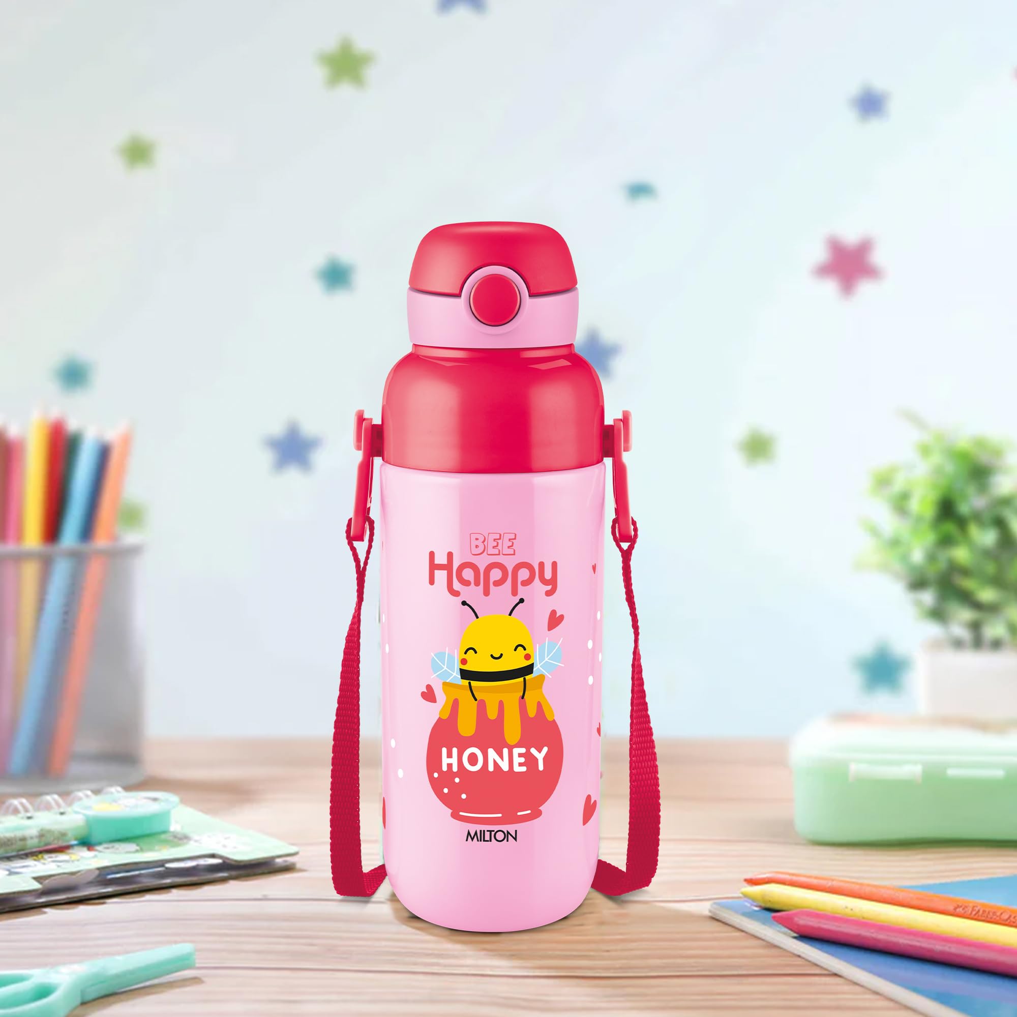 Milton Steel Water Bottle - Leak Proof Kids Thermos -4 Milton Steel Water Bottle - Leak Proof Kids Thermos -4