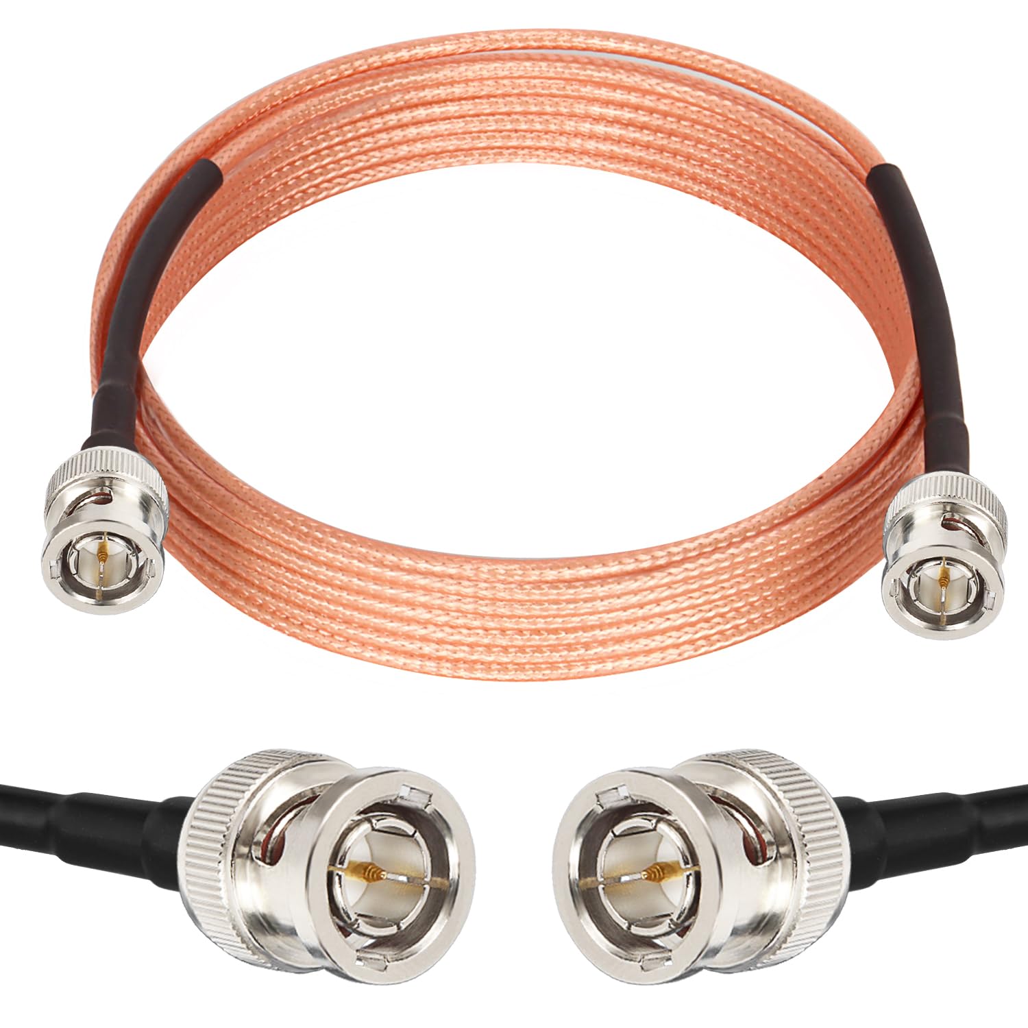 XRDS-RF SDI Cable 15ft, Flexible 3G HD BNC to BNC Video Cable 75 Ohm RG179 Extension for 4K 1080P Camera Monitor Vedio Recorder, SDI to HDMI Converter