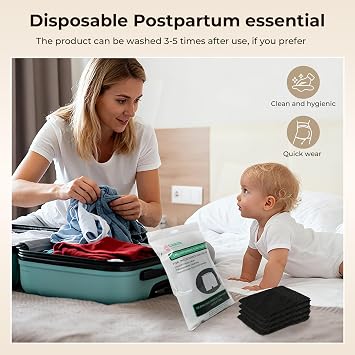 Mesh Underwear Women for Post-surgical, Postpartum Recovery 4 Count Medium