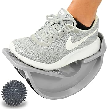 Vive Foot Rocker - Calf Stretcher for Achilles Tendinitis, Heel, Feet, Shin Splint, Plantar Fasciitis Pain Relief - Stretches Strained Leg Muscle - Ankle Wedge Stretch Improves Flexibility (Standard)