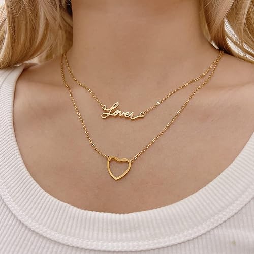 Vista 3 de PNYFIL 4Pcs Heart Earrings TS Earrings lover necklace Lover Eras Tour Earrings Concert Outfits For Women Heart Earrings Dangle Reputation Speak Now