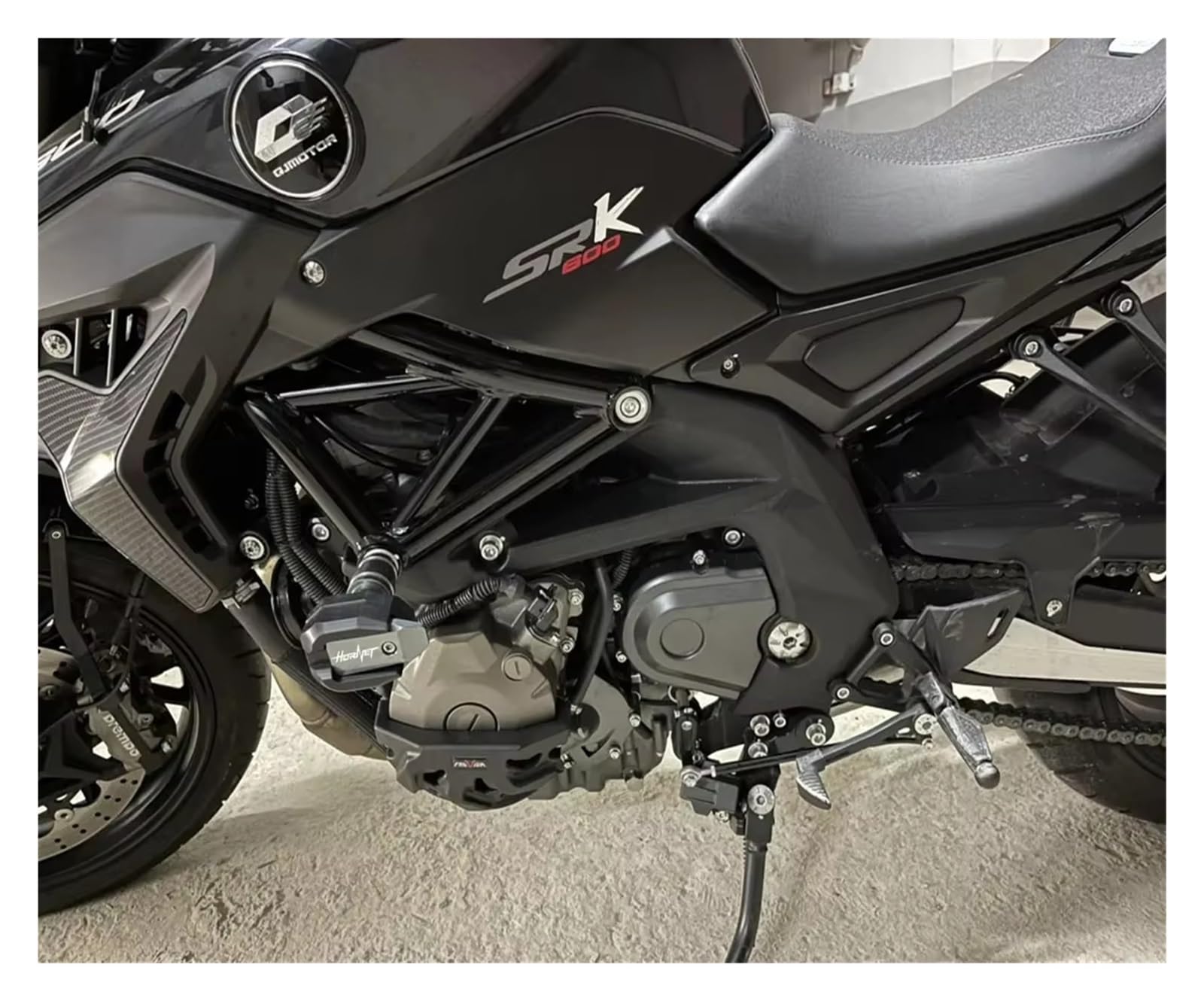 Curseur de Cadre Convient pour CB600 Hornet 600 900 CBR600 CBR Moto CNC Protection Contre Les Chutes Cadre Curseur carénage Garde Anti-Crash Pad Protecteur Protecteur(Glod)