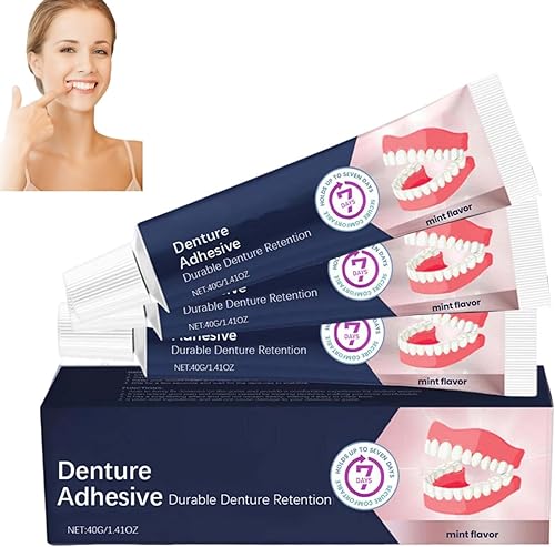Haftcreme Extra-Super-Stark für Die Dritten, Thermoplastic Denture Adhesive Long