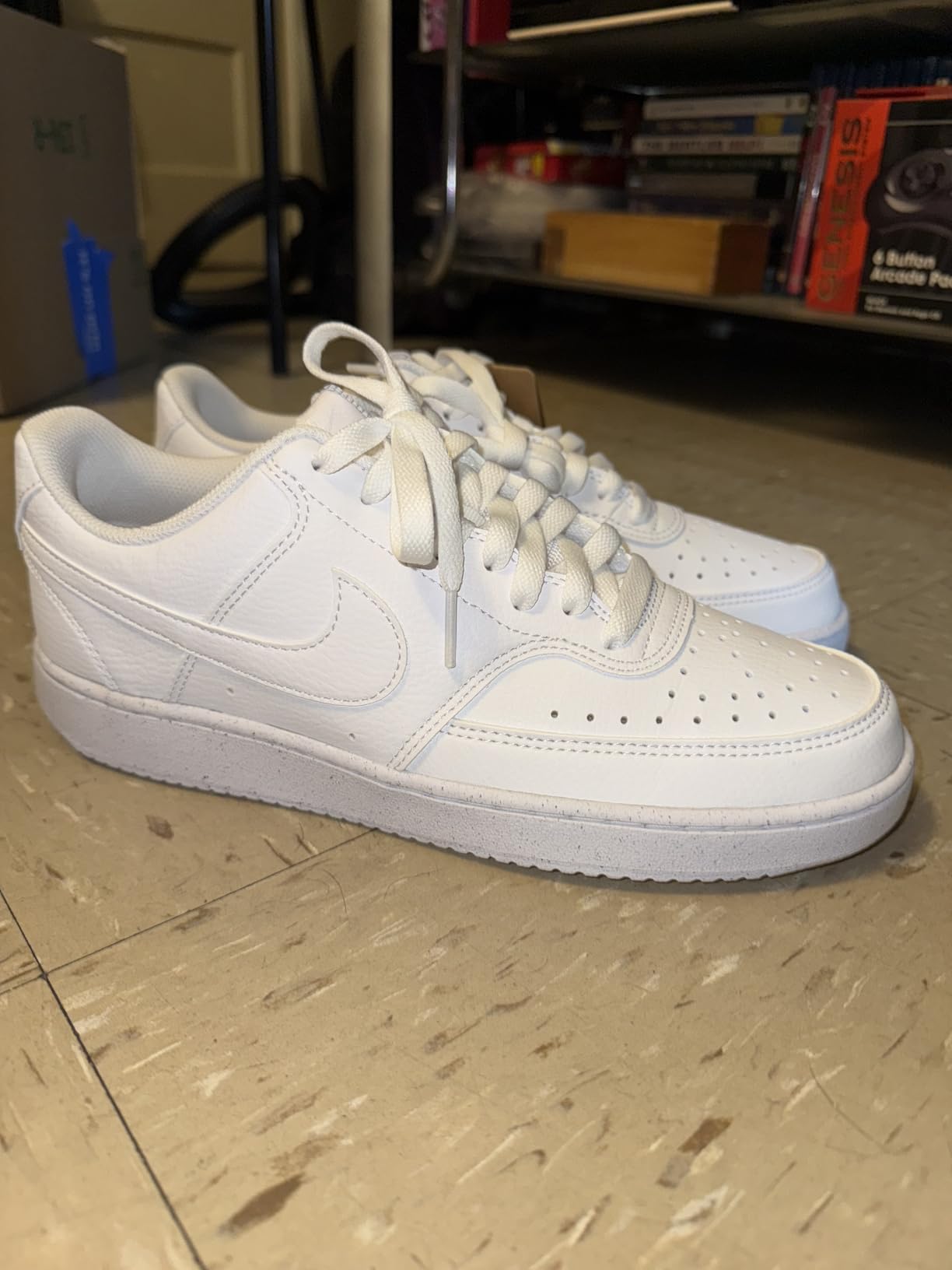 air force 1 white vs court vision