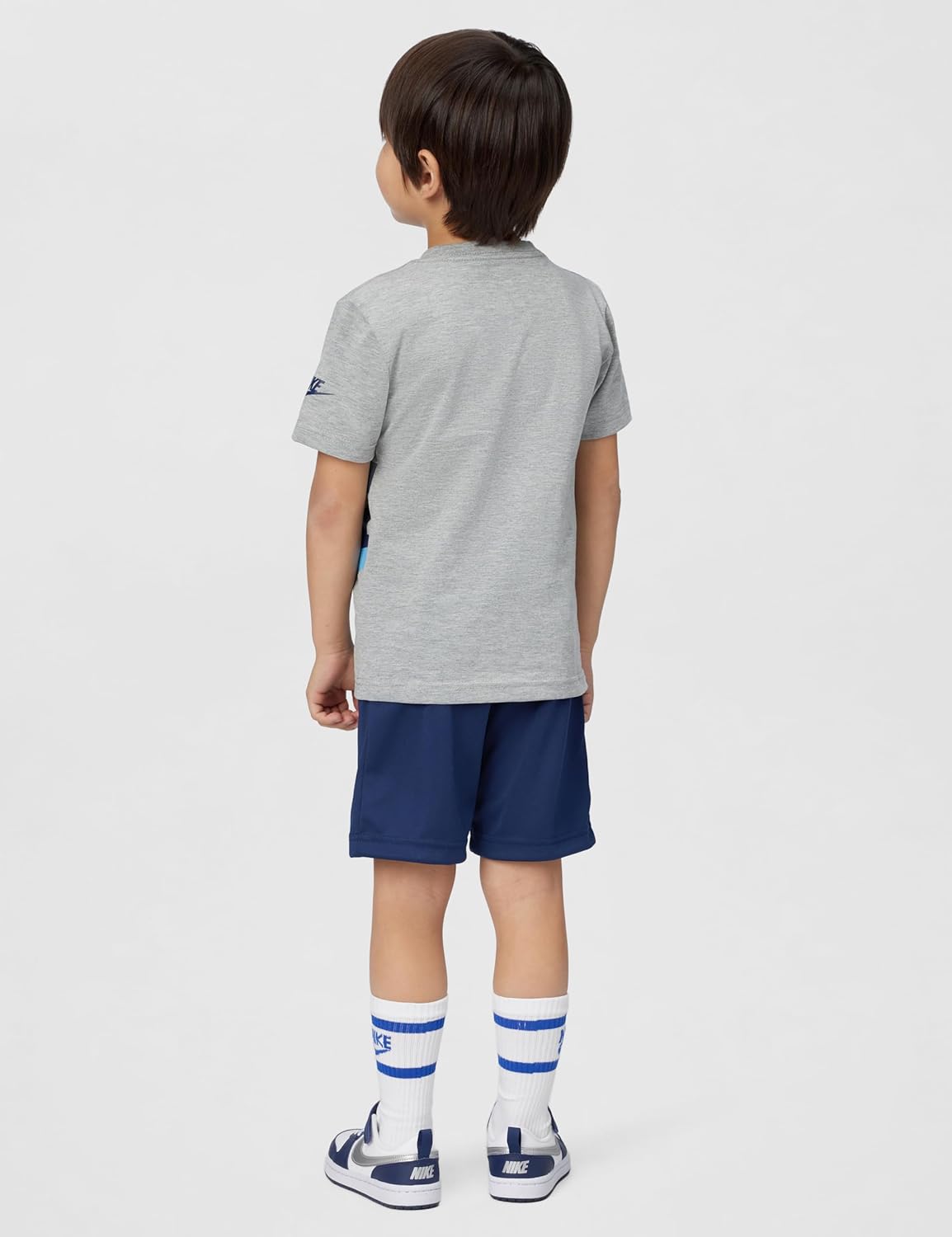 Nike Boys' Sportswear Wrap T-Shirt and Shorts 2-Piece Outfit Set
