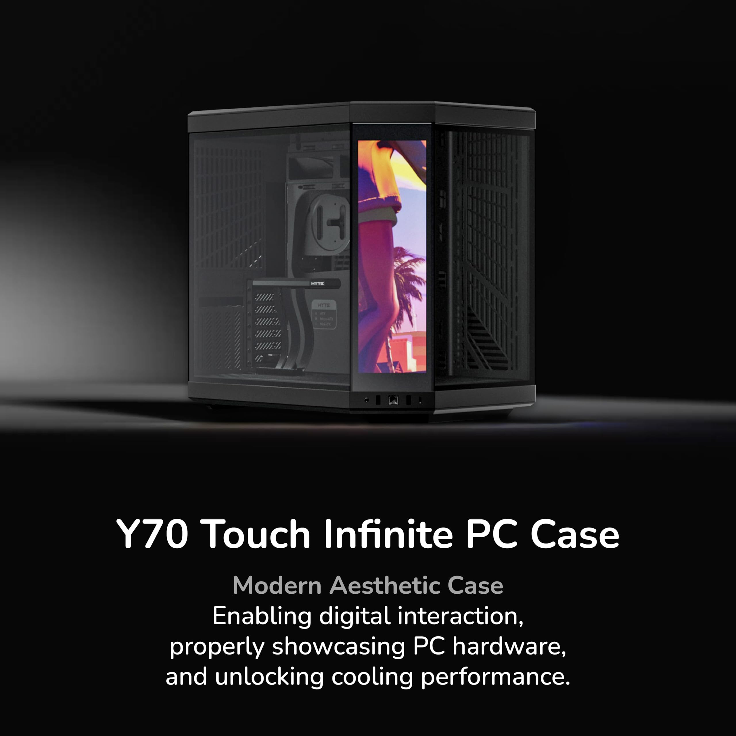Amazon.com: HYTE Y70 Touch Infinite Modern Aesthetic Gaming PC