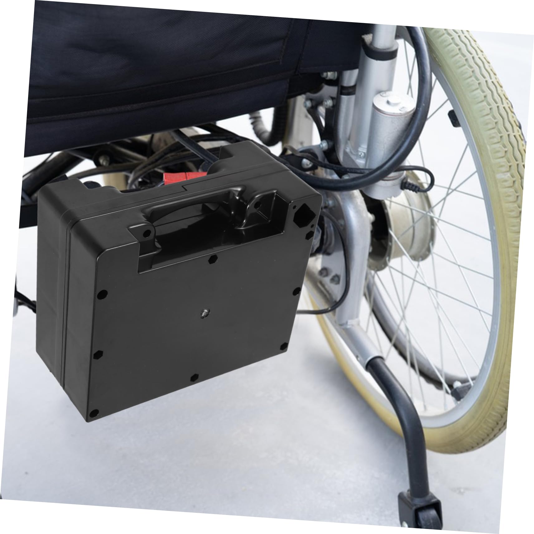 VALICLUD Scatola Di Plastica Per Batteria Di Ricambio Per Sedia Rotelle Elettrica Custodia Di Trasporto Per Batteria Supporto Per Sedia Rotelle