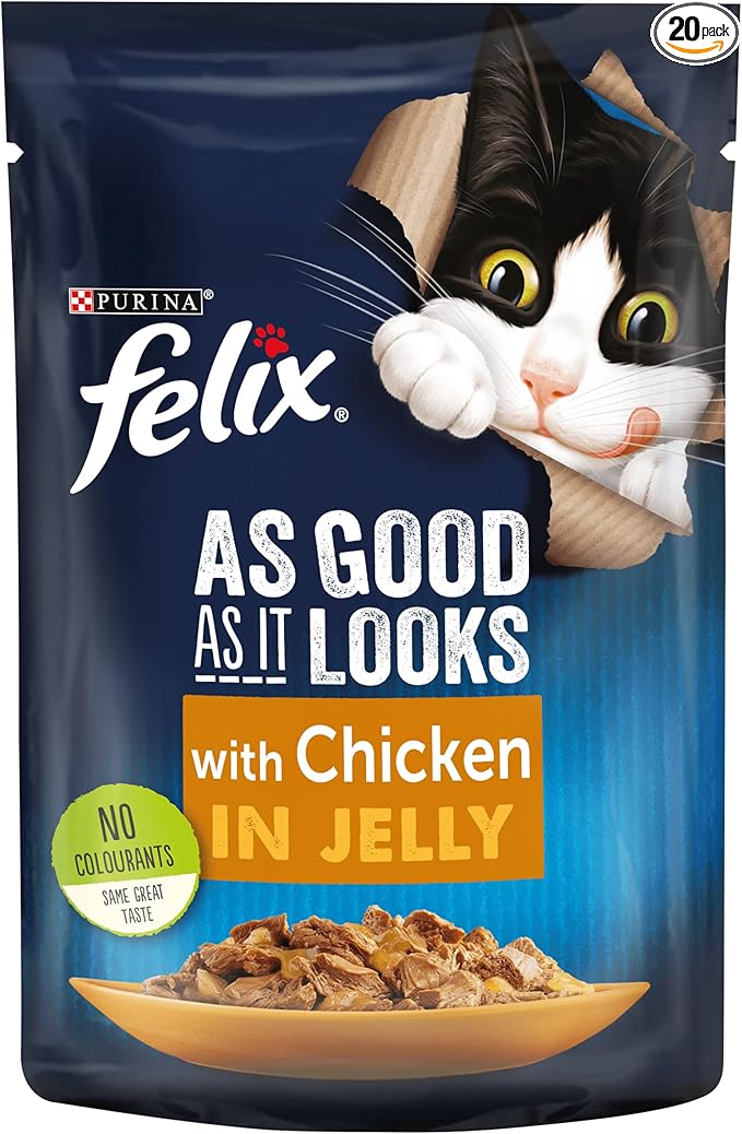 felix chicken cat food