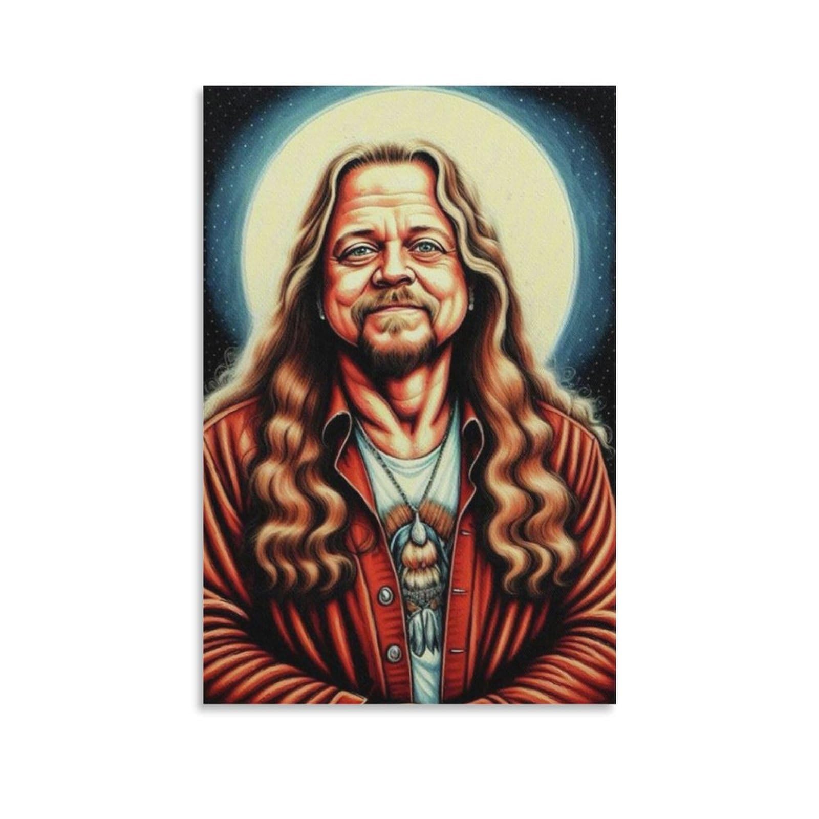 FCOIN Ronnie Van Zant Canvas Poster Canvas Art Poster And Wall Art Picture Print Modern Family Decor Posters 20x30inch(50x75cm)