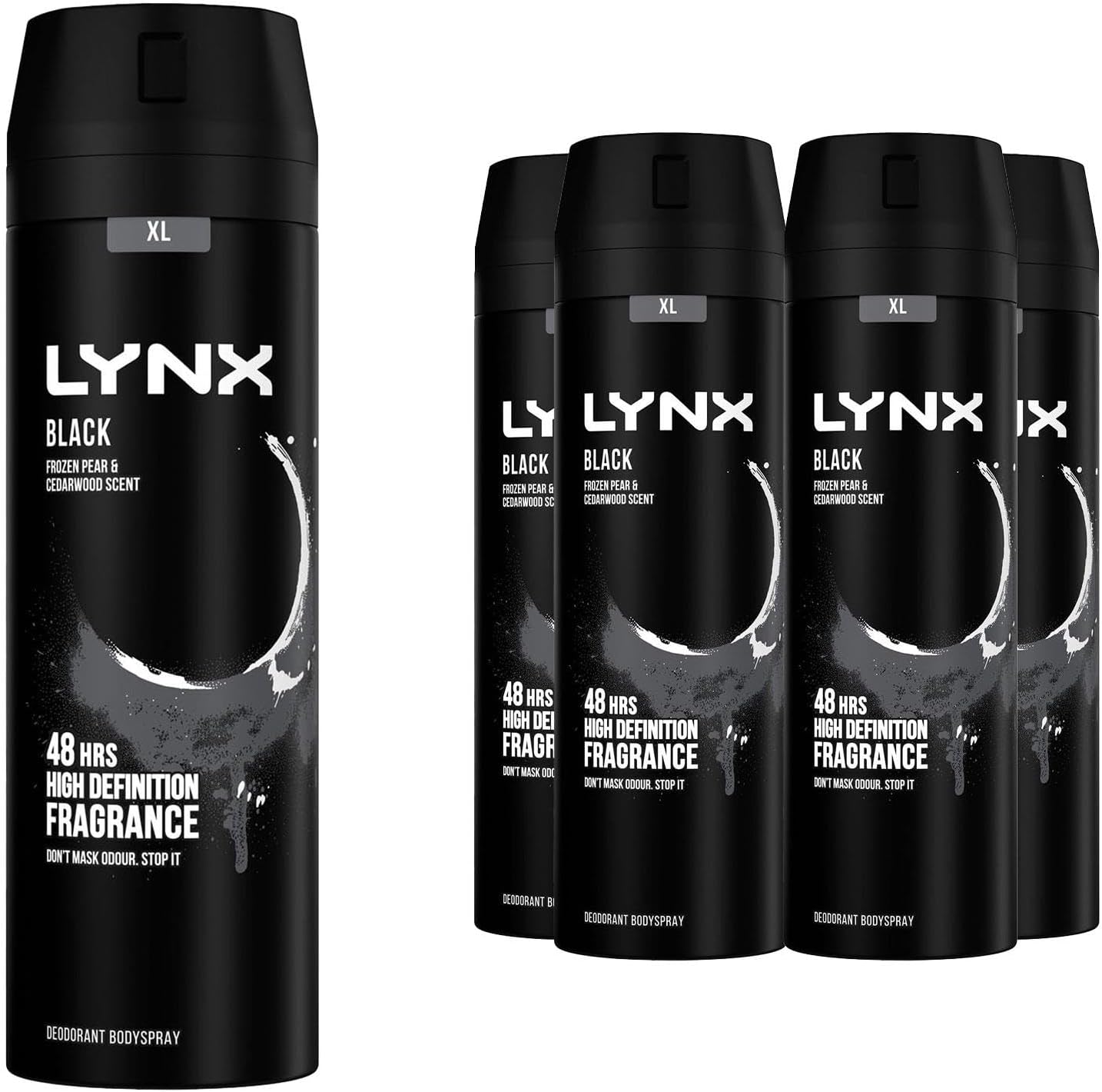 Lynx Black Bodyspray 200 Ml X 5 Pack | UK - View #6