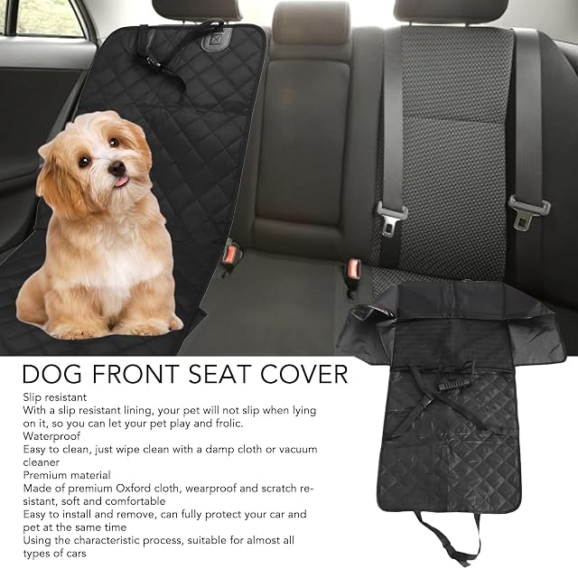 Foto 2 de 8 de Depisuta Funda de Asiento de Coche para, Funda de Asiento de Coche Impermeable de Tela Oxford