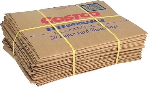Miniatura 4 de Bolsas de papel de 2 capas con capacidad de 30 galones para césped y hojas Alta resistencia Bolsas de papel para material de composta 30 unidades