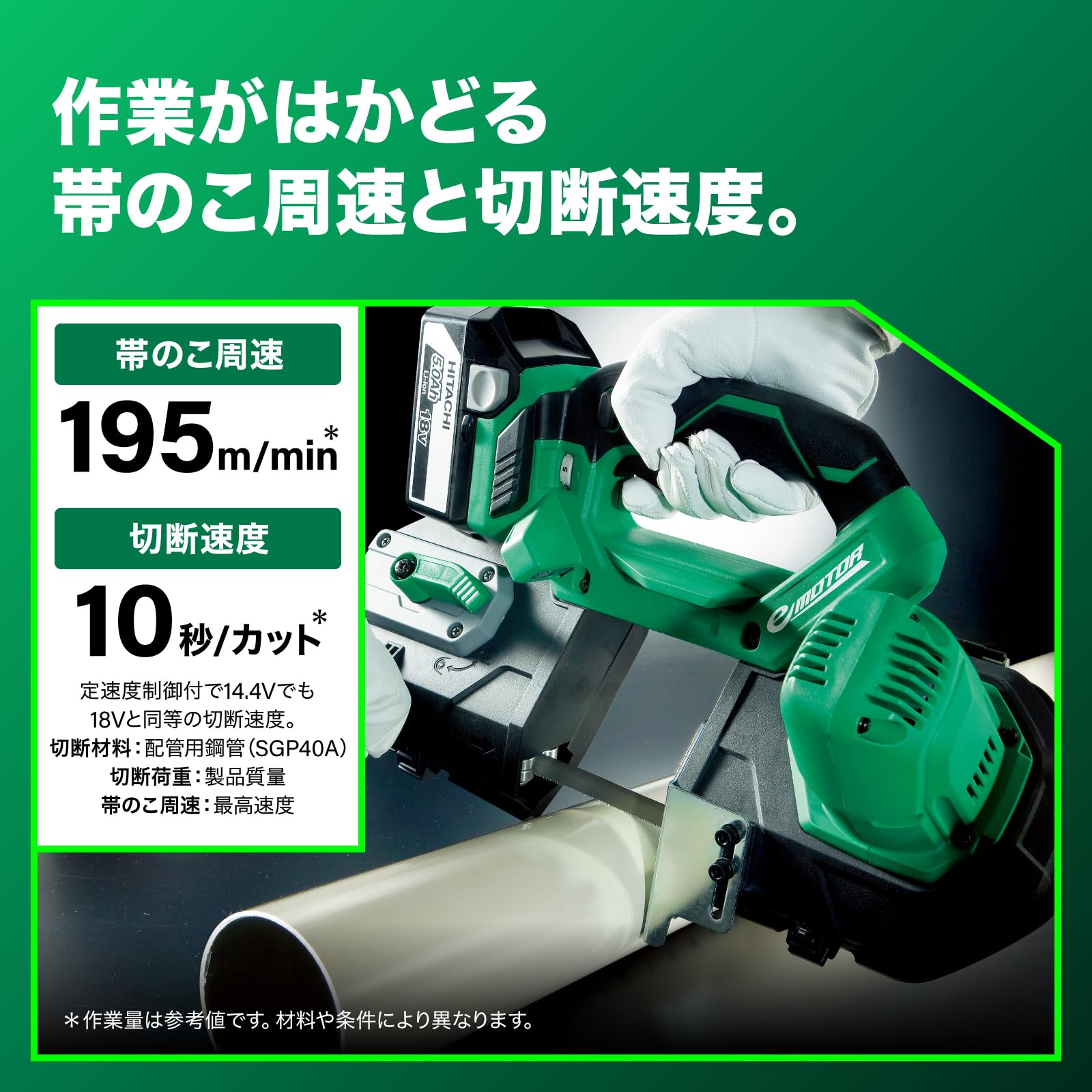 Amazon | HiKOKI(ハイコーキ) 18V 充電式 ロータリーバンドソー