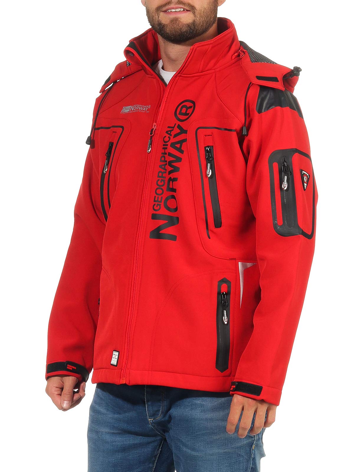 Geographical Norway Męska kurtka softshell leyoley production