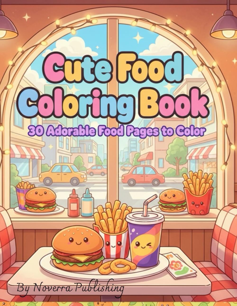 Kawaii Cute Food Coloring Book: 30 Cute and Tasty Kawaii Treats for Kids Who Love Food and Creativity