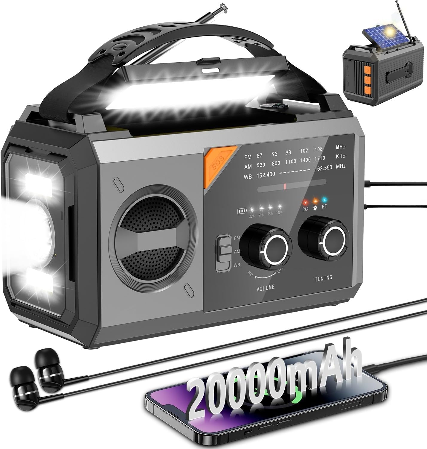 SONY ICF-B09 手回し充電ラジオ 手回し充電ラジオ オレンジ ICF-B09 DC オレンジ ICF-B09 [ワイドFM