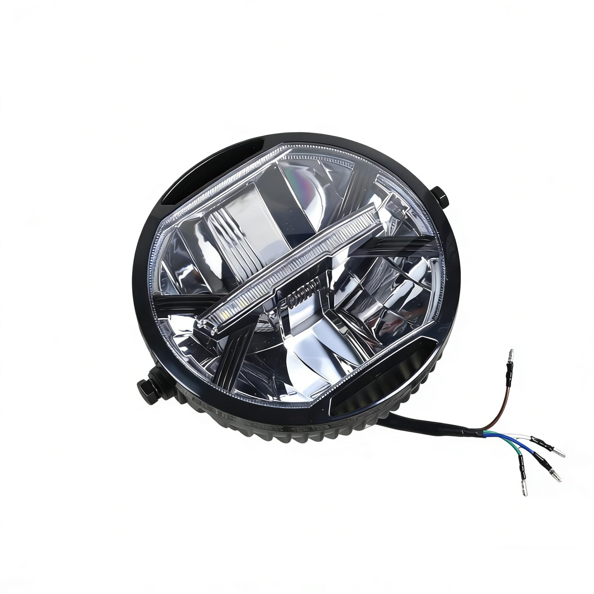 Faro Delantero Moto Ensamblaje de faro motocicleta, luz LED para Moto para AprIlia para CR150 para Leoncino 500 Monster 696, delantero personalizado con certificación E8
