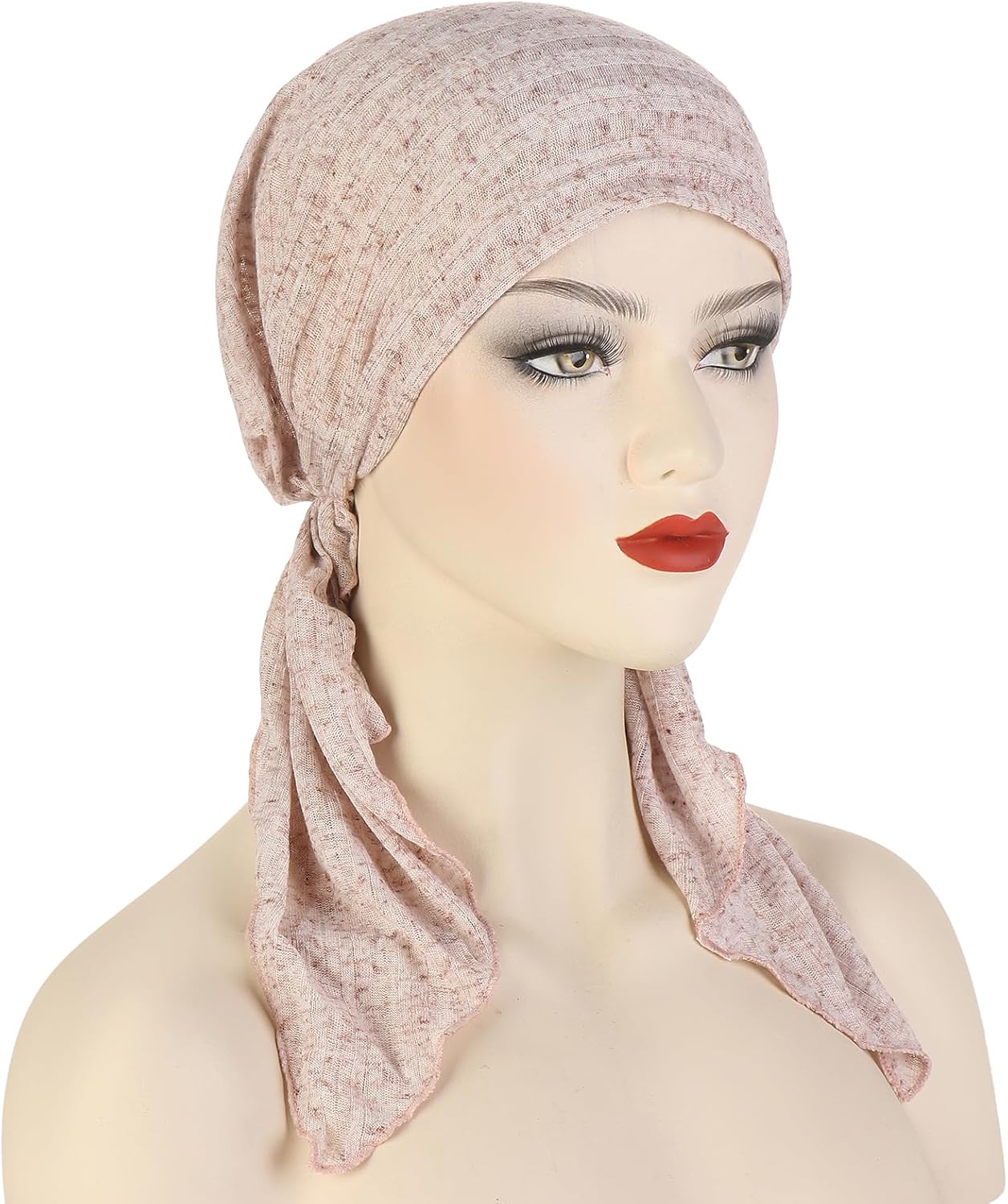 Chemo Cancer Headscarf for Women Solid Twist Pre tied Headwrap Caps Bandana Headwear for Hair Loss Cover - Image 8