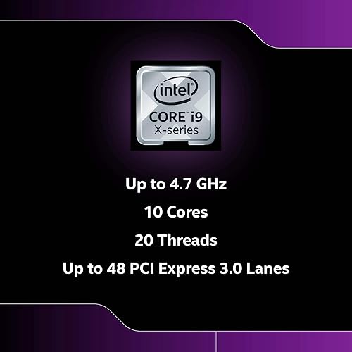Miniatura 3 de Intel Core i9-10900X Procesador de escritorio 10 núcleos hasta 4.7GHz desbloqueado LGA2066 X299 Series 165W (BX8069510900X)