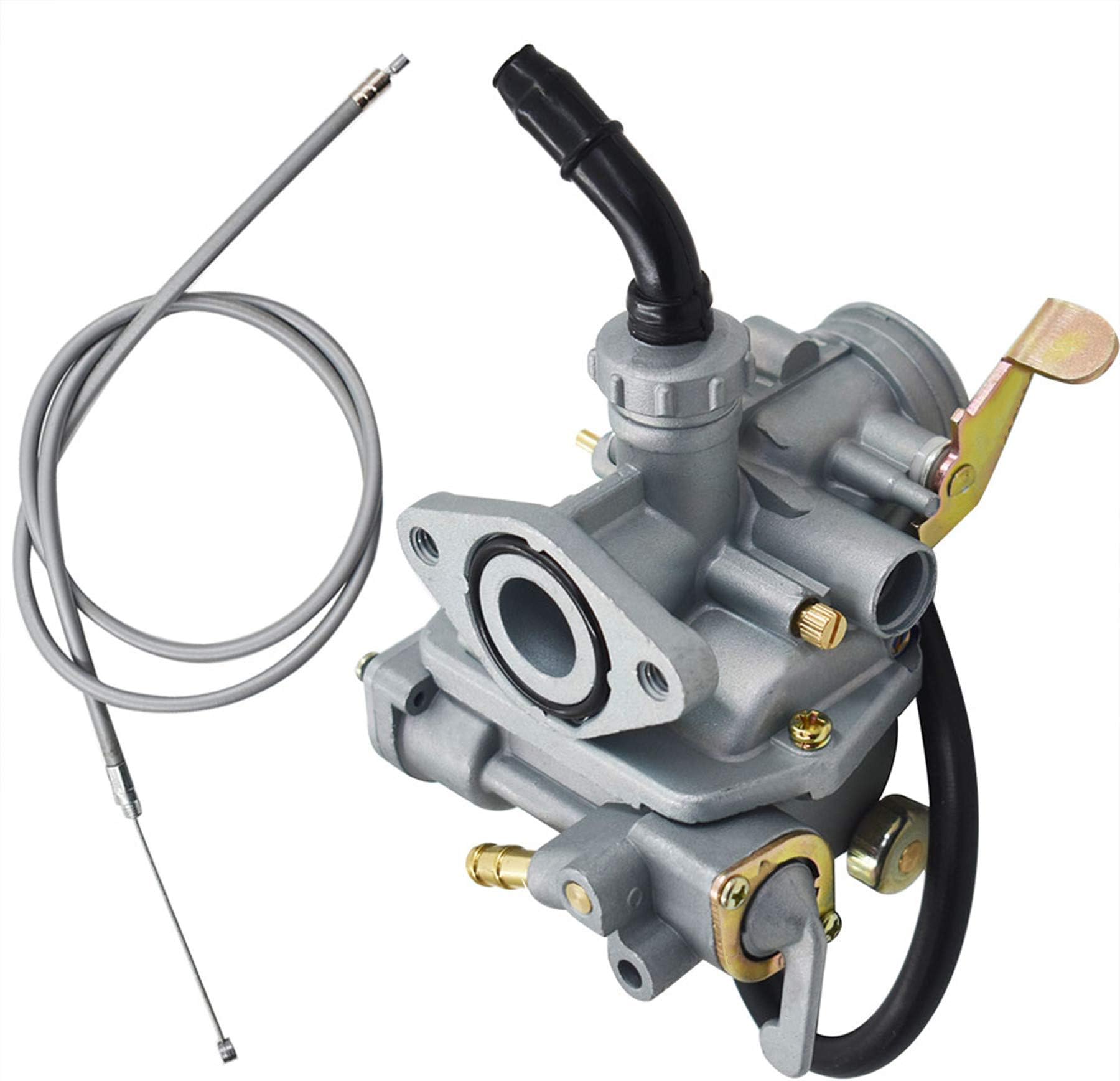ALL-CARB Carburetor with Throttle Cable Replacement for Honda CT70 CT70H CT 70 KO Trail Bike 1969-1977