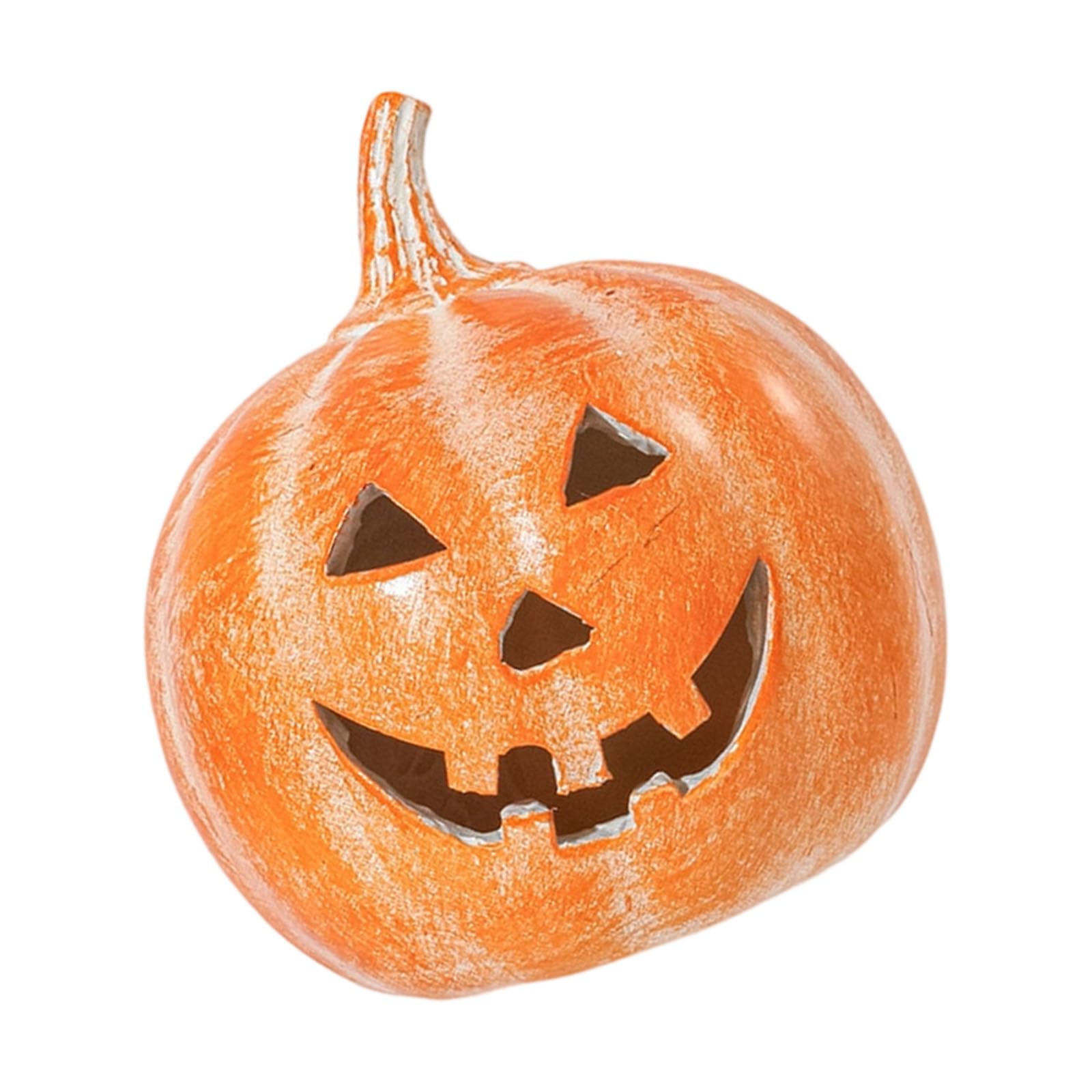 Citrouille Halloween en résine pour centre de table et fête sans entretien