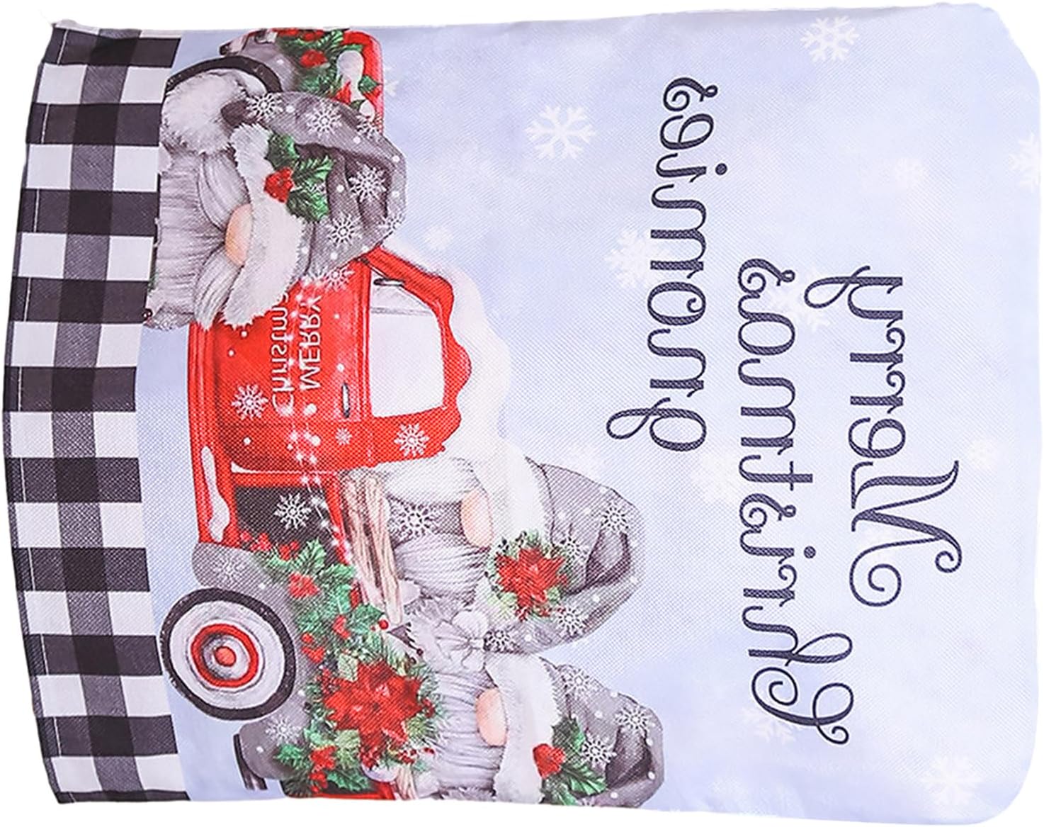 Christmas Chair Christmas Decoration Truck Chair Back Slipcovers New Year 2024 Ornaments for Home Banquet
