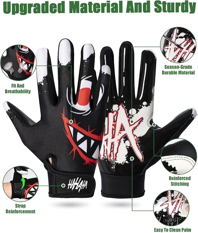 Guantes de fútbol Pixel Panda para jóvenes, talla M miniatura 5