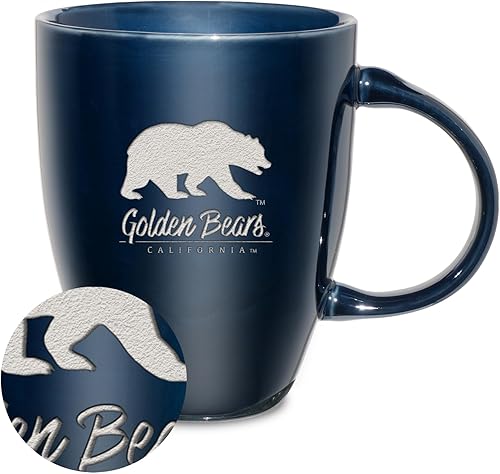Vista 337 de Rico Industries NCAA - Taza de cerámica con grabado láser, 18 onzas, café y té
