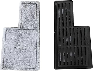 Zaldita Replacement Filter Cartridges Large, Ensure Even Distribution of Activated Carbon for Top Fin Cartridges Grey-03 One Size