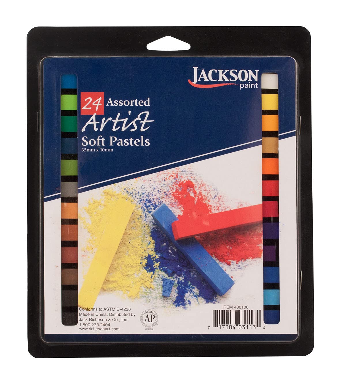 Jack Richeson Hand-Rolled Soft Pastels – Artist Quality Pastel Sticks For Studio & Plein Air - View #4