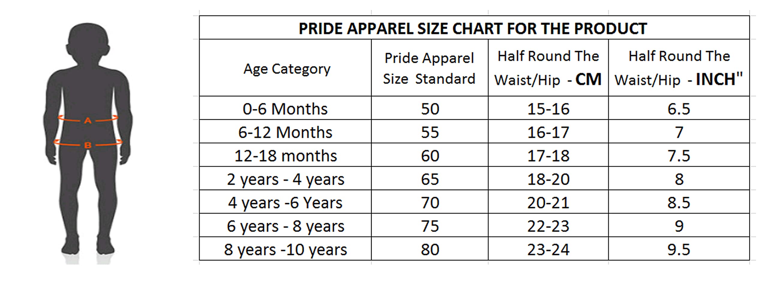 Pride Apparel Baby Girls and Junior's Trunks-Pack of 10 -dark colours 2