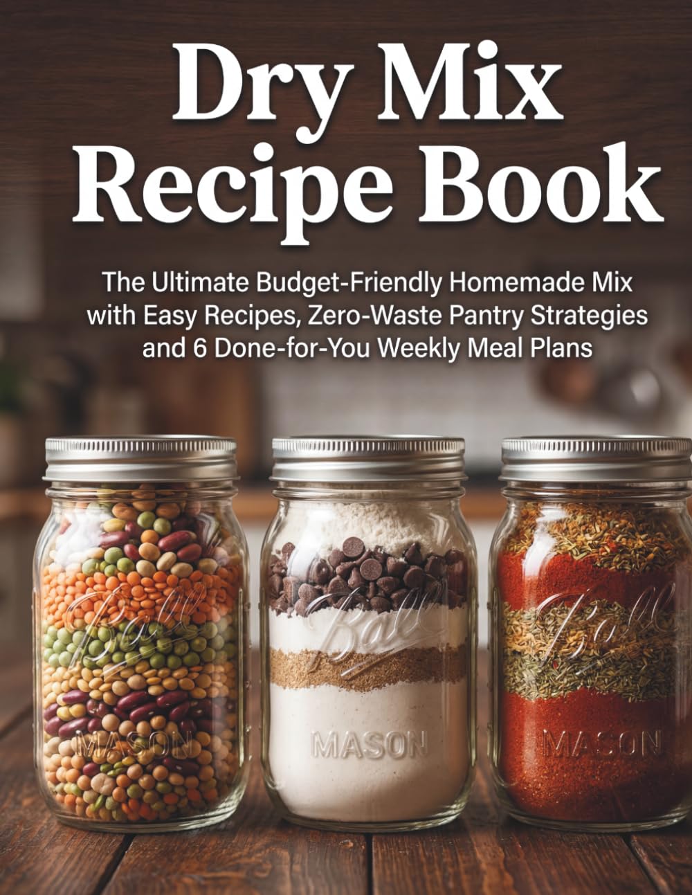 Dry Mix Recipe Book: The Ultimate Budget-Friendly Homemade Mix Cookbook with Easy Recipes, Zero-Waste Pantry Strategies and 6 Done-for-You Weekly Meal