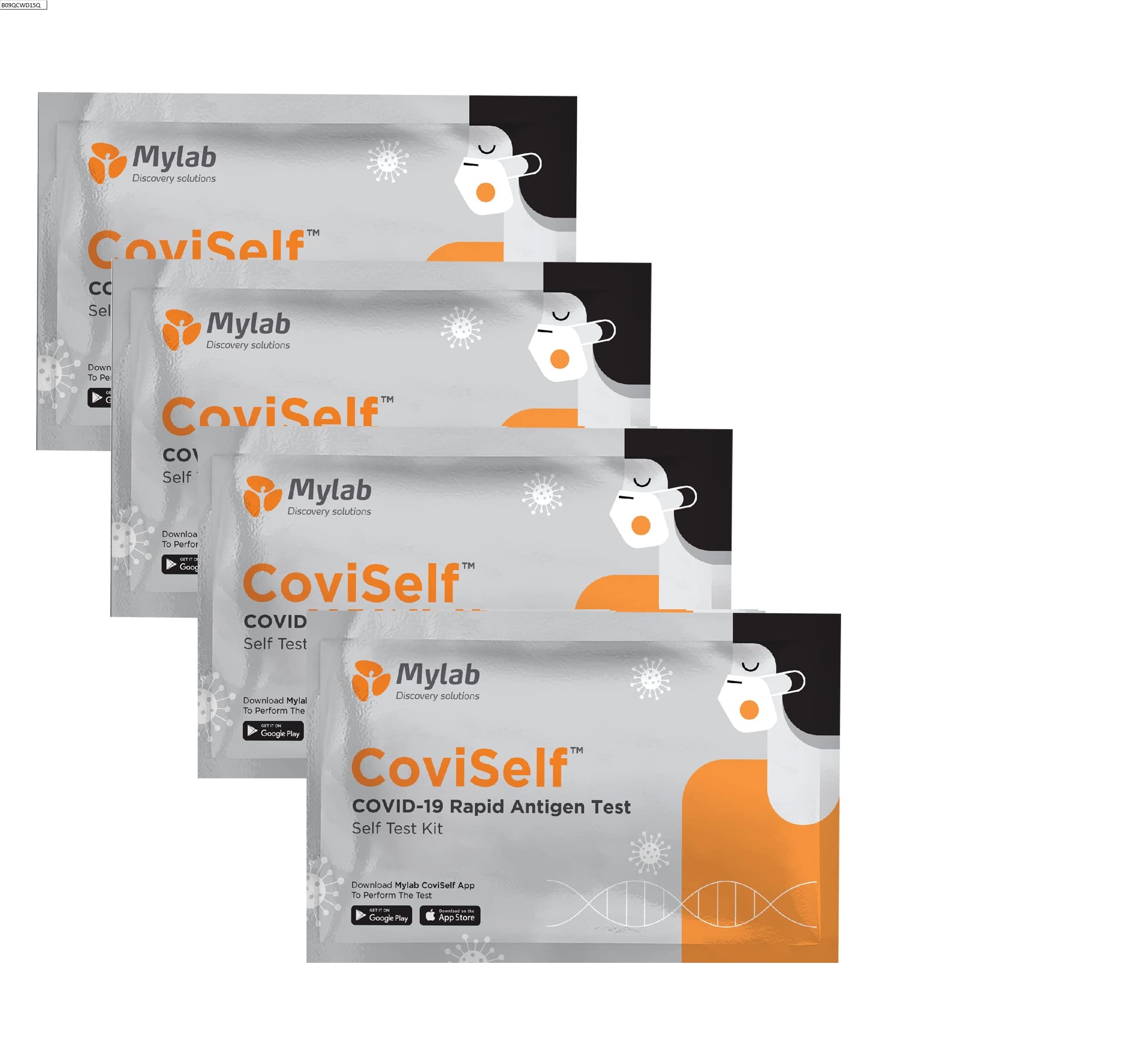 Mylab - Covid-19 Rapid Antigen Self Test Kit (Pack Of 4)