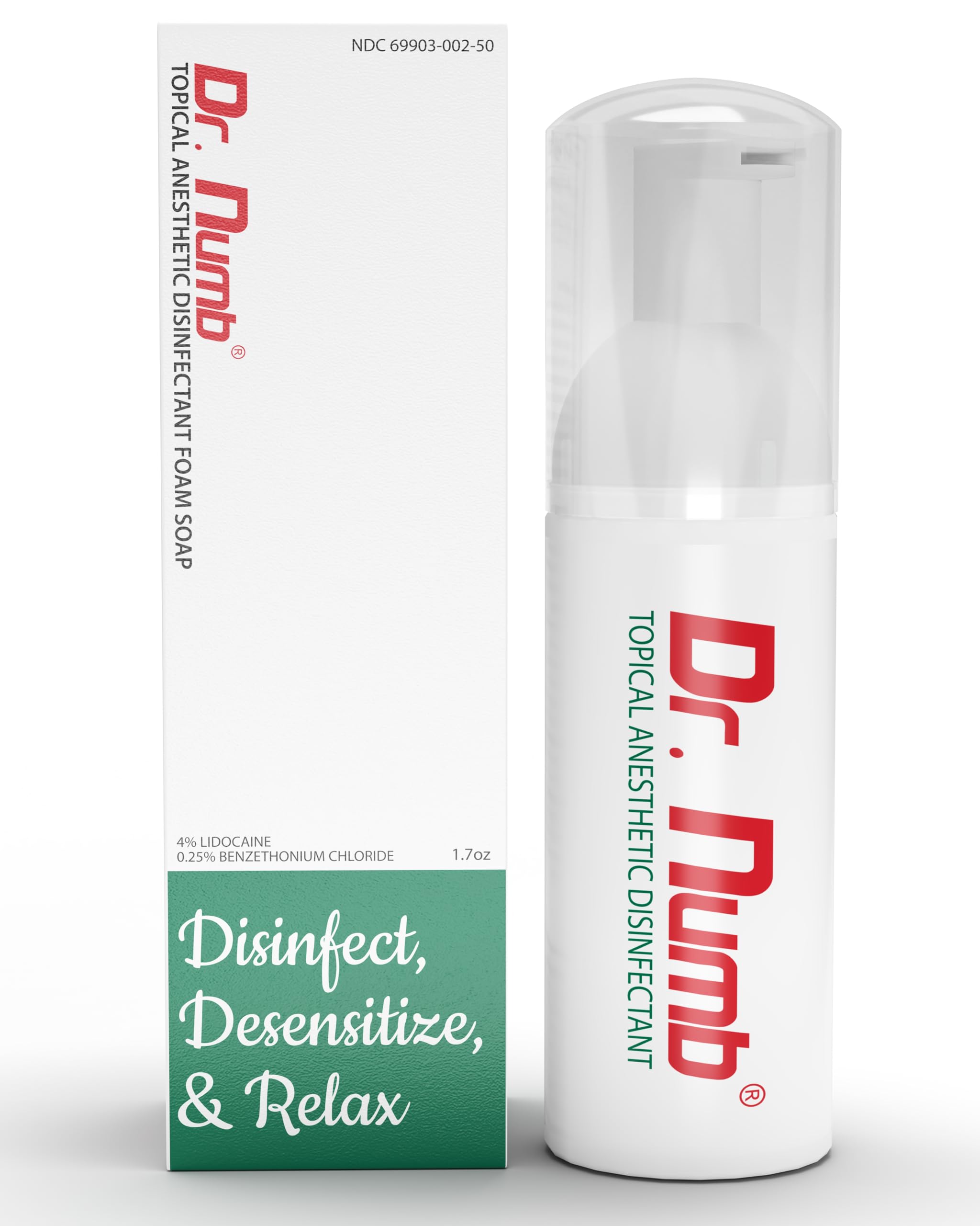 Amazon.com: Dr. Numb 4% Lidocaine Topical Anesthetic Foam Soap