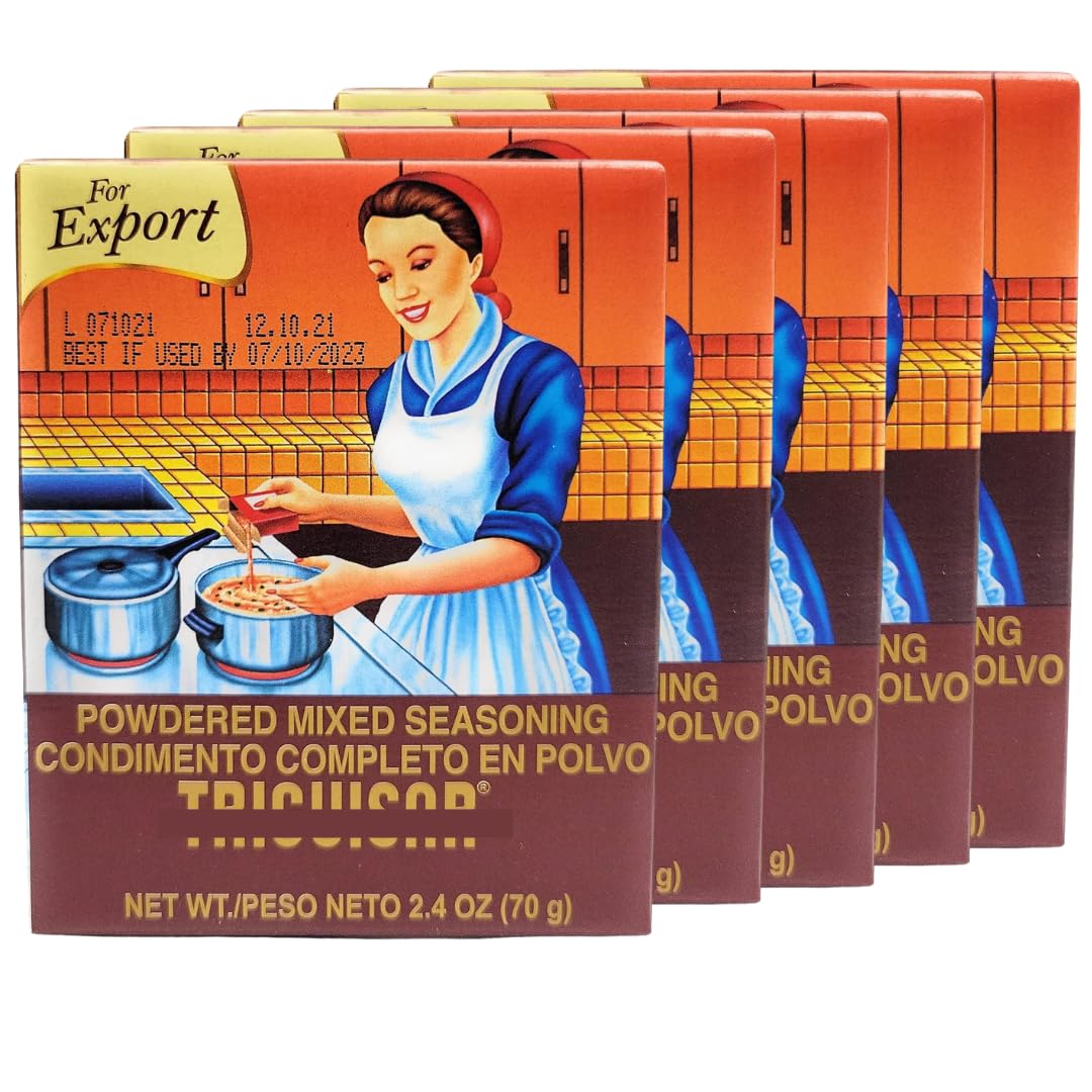 Triguisar Condimento en Polvo 70 g Pack 5 - Especias para Comida Colombiana