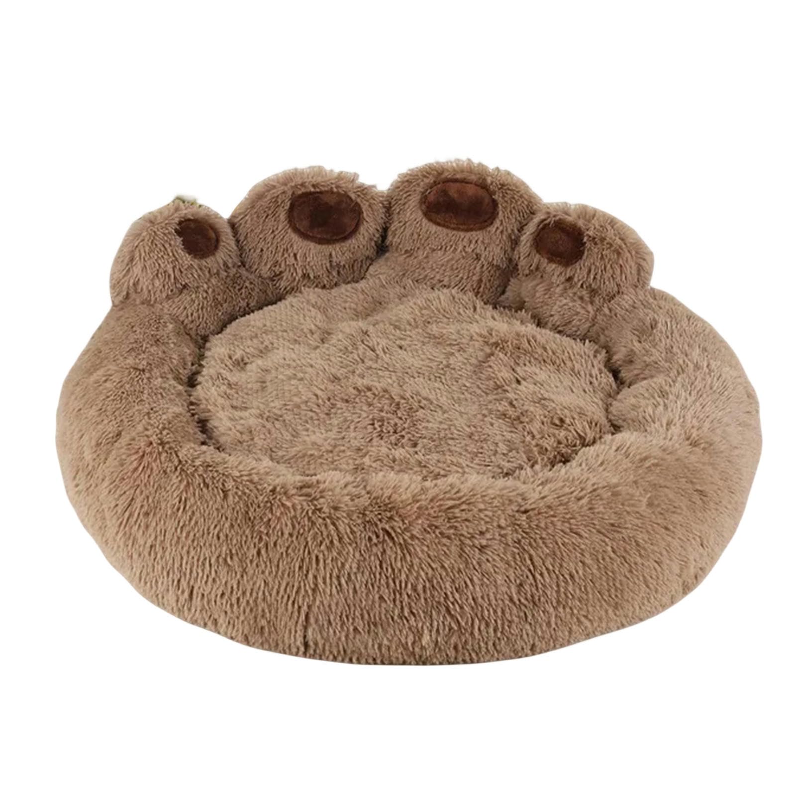 MdybF Legowisko dla psa sofa dla małych psów legowisko dla psów mata dla zwierząt domowych buda nadaje się do prania - jasnoszary-M 60 cm