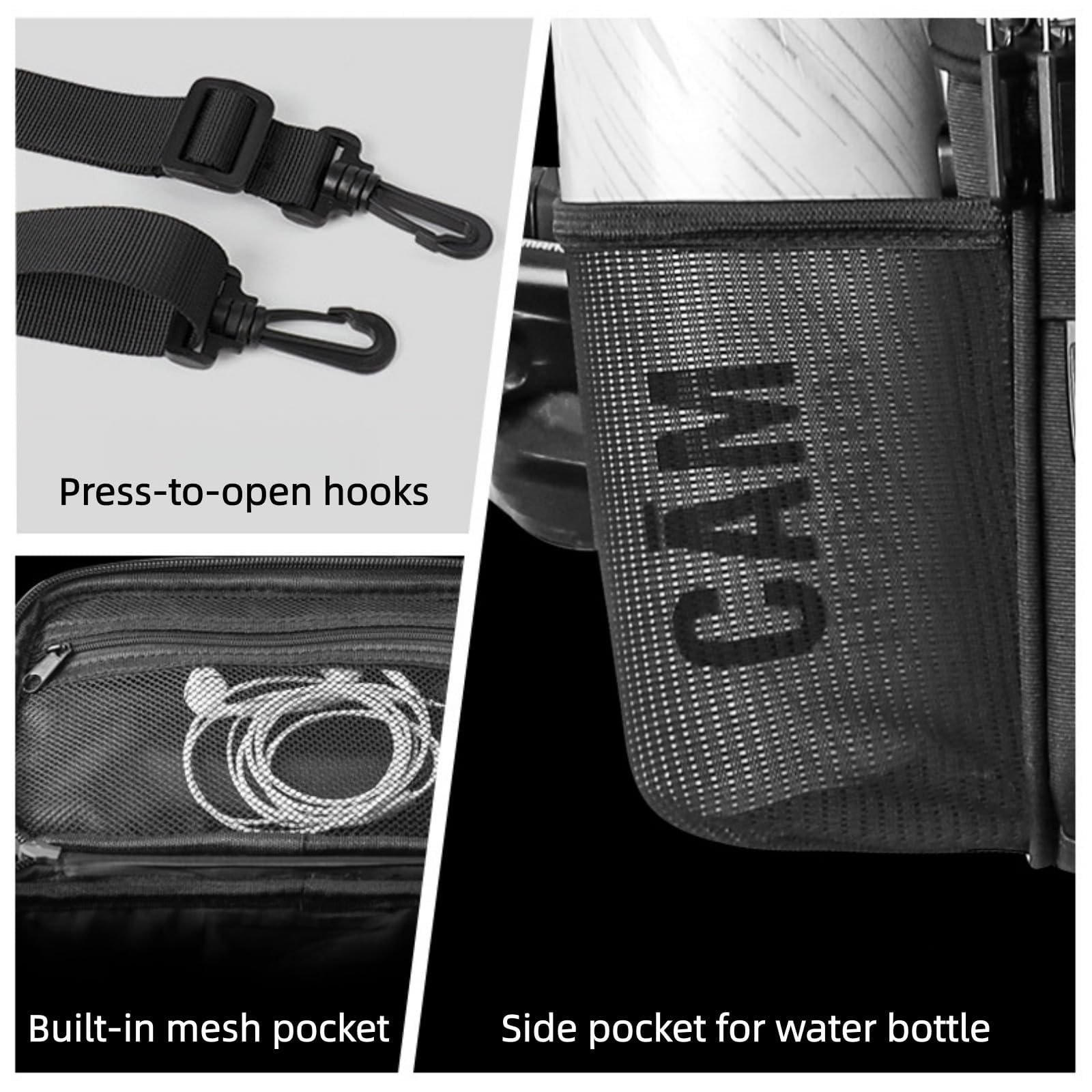 Lenkertasche Fahrrad,Fahrradtasche Lenker,Wasserdicht,Mit Lenkeradapter,Lenkertasche Mit TPU Sensitivem Touchscreen,für Montainbikes, Ebikes, Rennrad