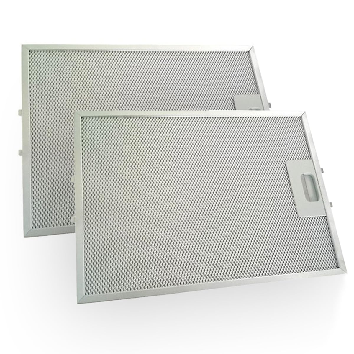 2 filtros de grasa de metal (327 x 247 mm), compatibles con campanas extractoras Aeg Alno Electrolux Zanussi Turboair 50293009002 50287195007 50267945009