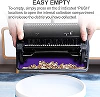 Vista 7 de Yocada Carpet Sweeper Cleaner for Home Office Low&Undercoat Carpets Rugs Pet Hair Dust Scraps Paper Small Rubbish Cleaning with a Brush