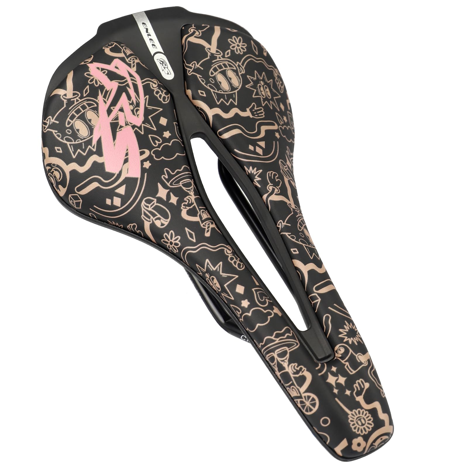 ZUKKA Bike Saddle Comfort Bicycle Seat Waterproof Breathable Lightweight Bike Seat for Men and Women Mountain Bike Road Bike Gravel Bike, Multi-Style