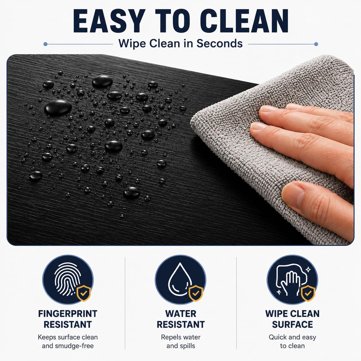 Wood Stove Top Cover 30x22 with Handles, Black Noodle Board for Gas Stoves